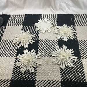 Elegant White Snowflake Decorations